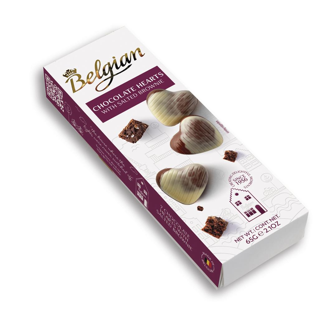 Belgian súkkulaði hjörtu - 2 gerðir - Reykjavíkurblóm