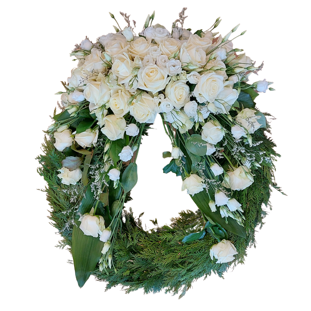 Útfararkrans 01 - Reykjavíkurblóm