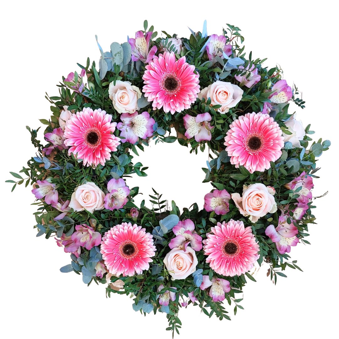 Útfararkrans 48 - Reykjavíkurblóm