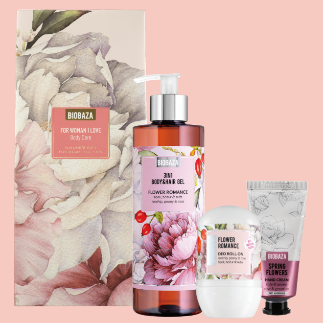 Biobaza gjafasett fyrir konur - Reykjavíkurblóm