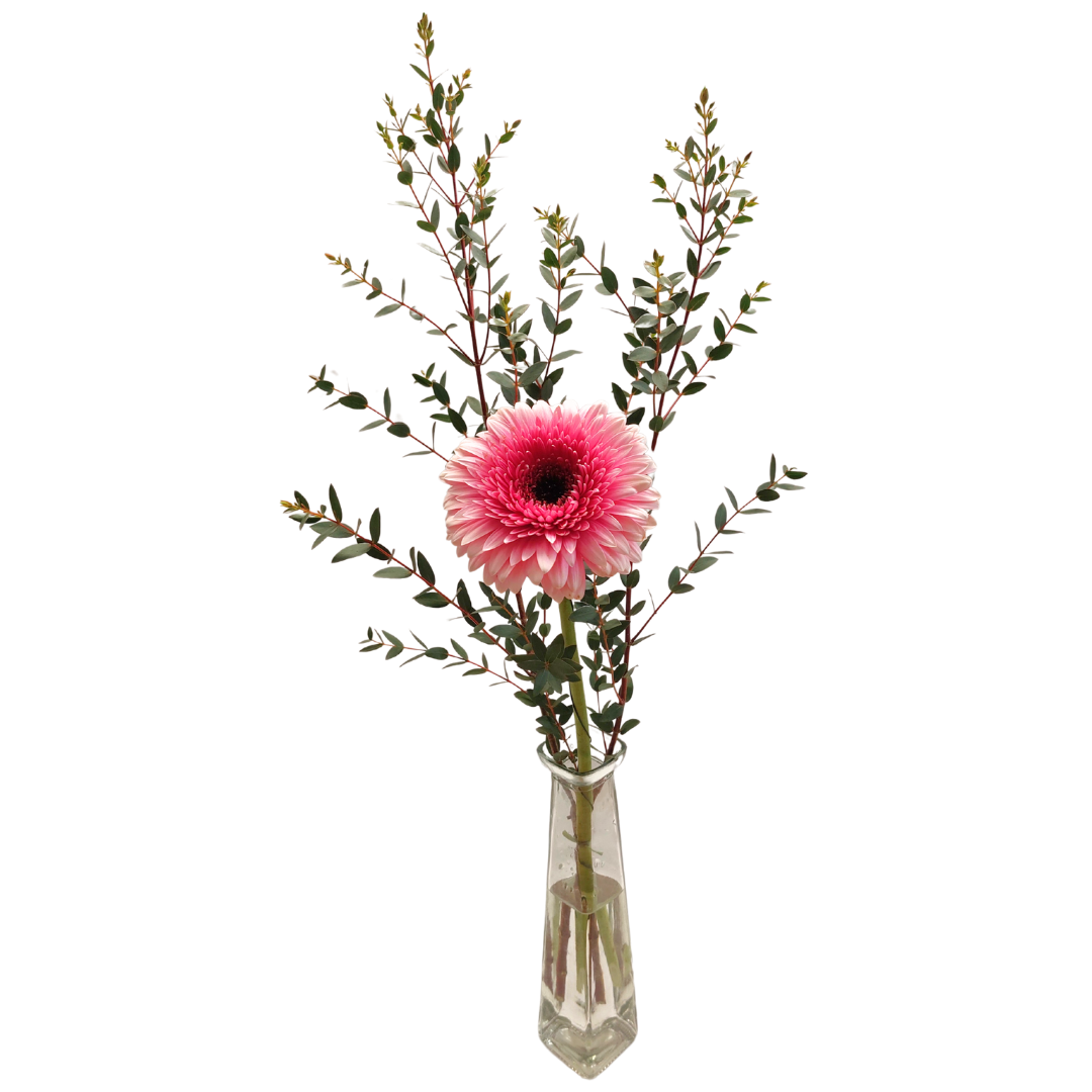 Gerberas with greenery