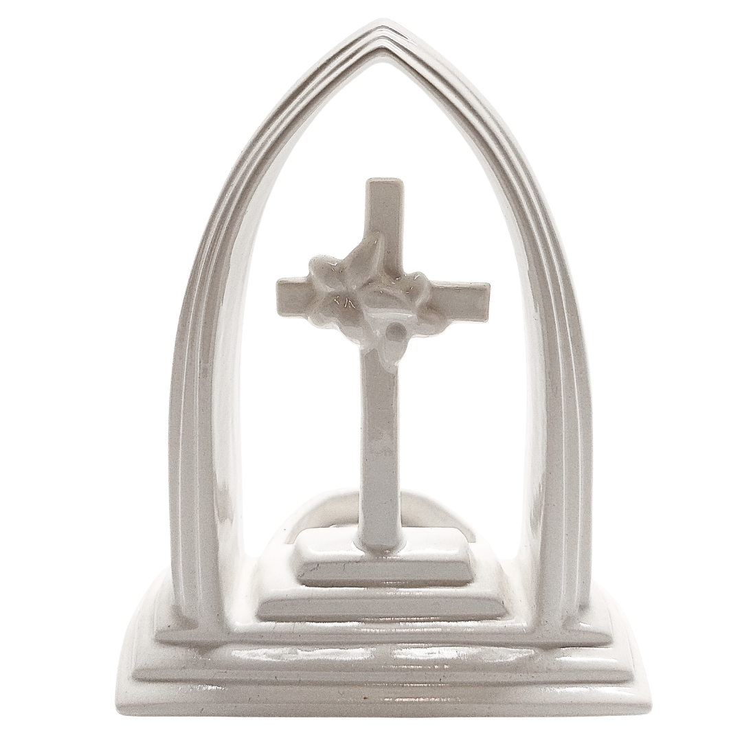 Sympathy statue with candle holder