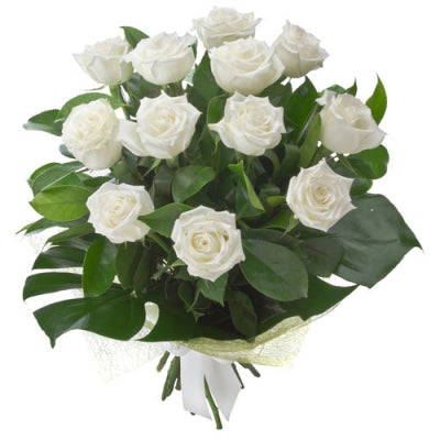 Hvítar rósir - Reykjavíkurblóm