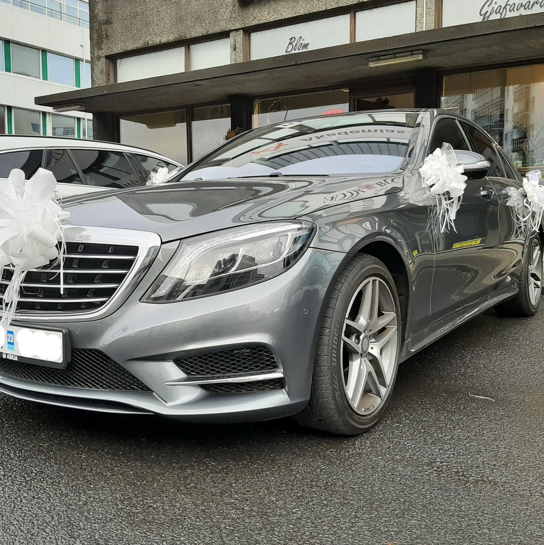 Slaufur á brúðarbílinn - Reykjavíkurblóm