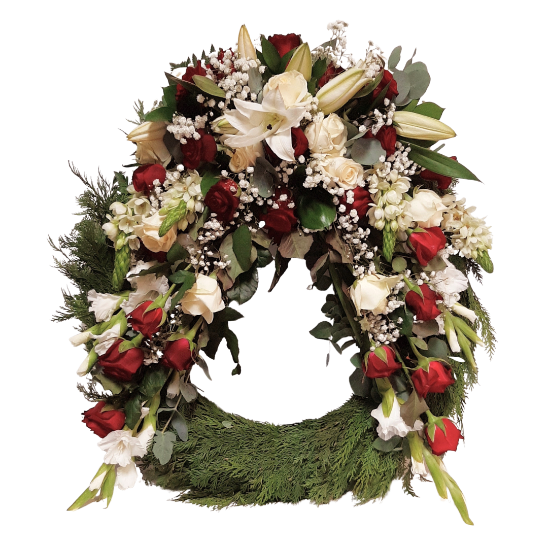 Útfararkrans 01 - Reykjavíkurblóm