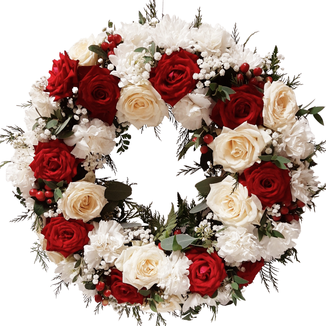 Útfararkrans 41 - Reykjavíkurblóm