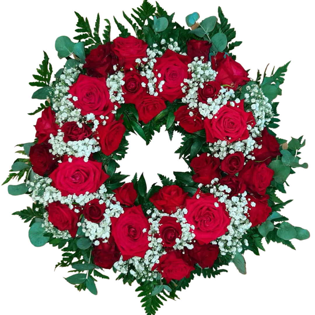 Útfararkrans 42 - Reykjavíkurblóm