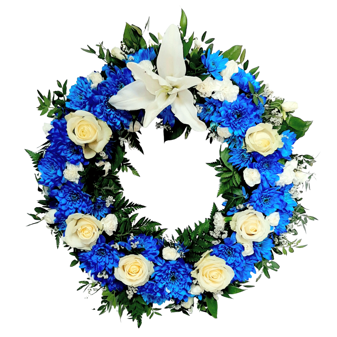 Útfararkrans 45 - Reykjavíkurblóm