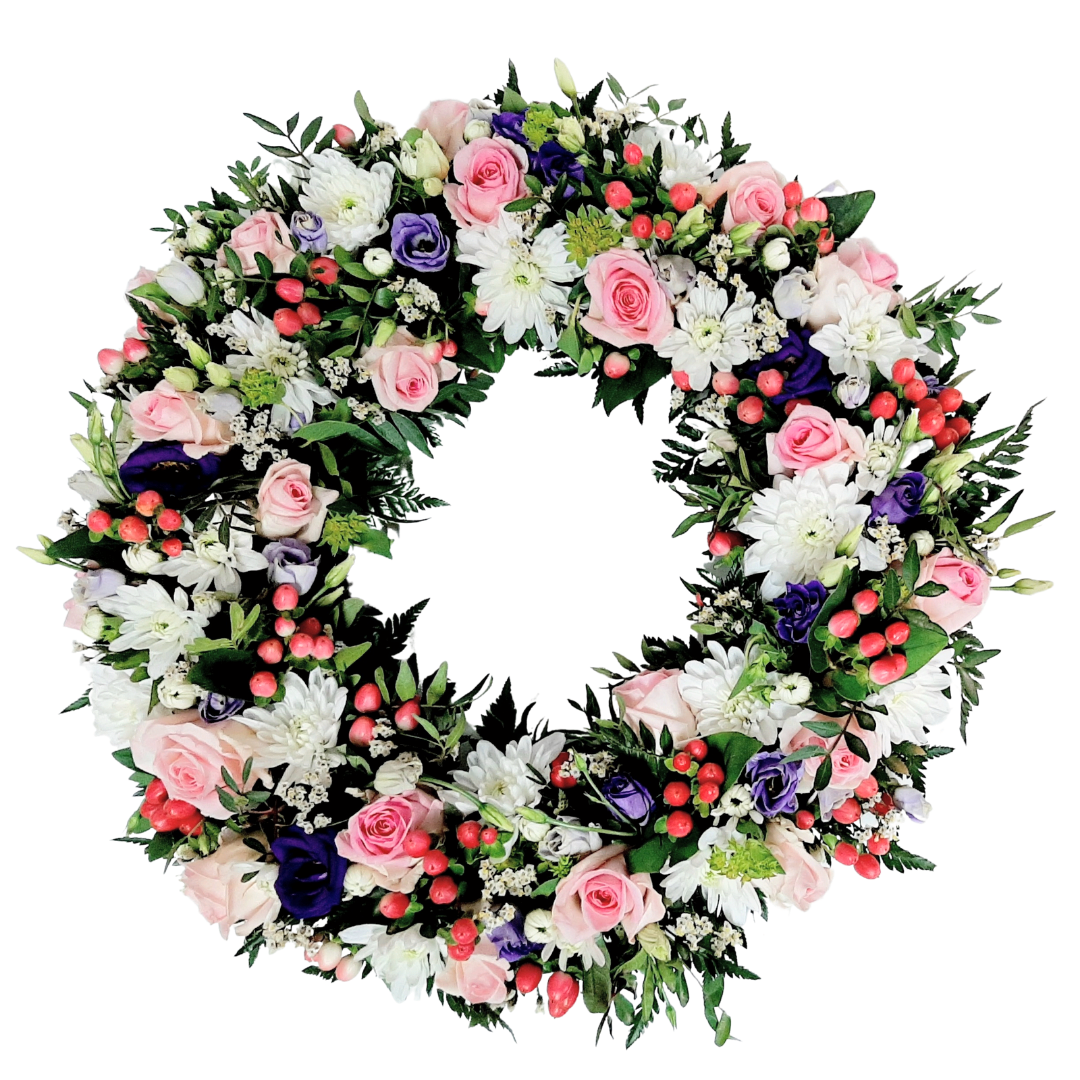 Útfararkrans 48 - Reykjavíkurblóm