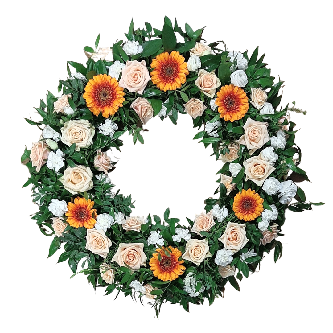 Útfararkrans 49 - Reykjavíkurblóm