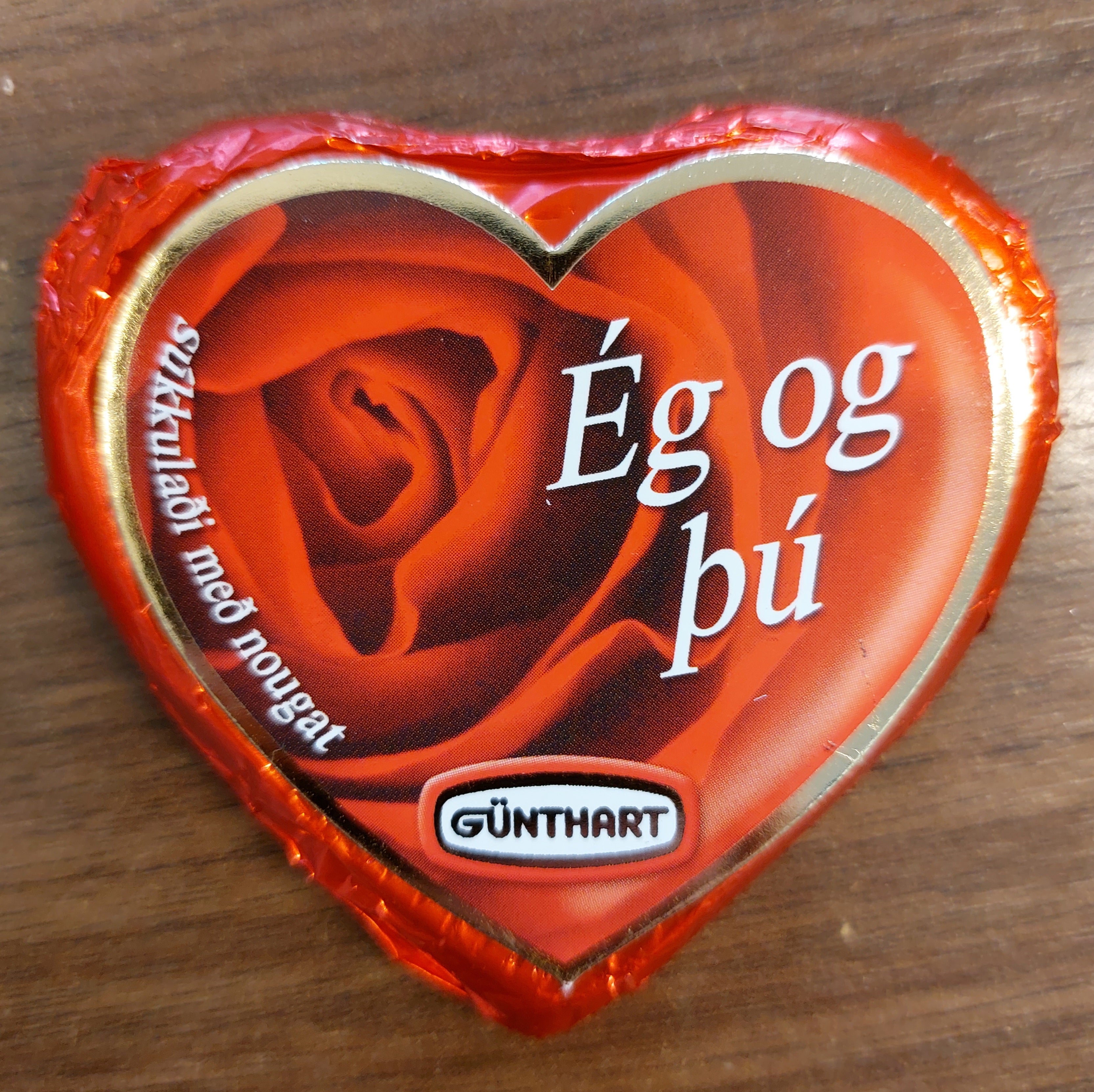 Hjarta súkkulaði mini - Reykjavíkurblóm