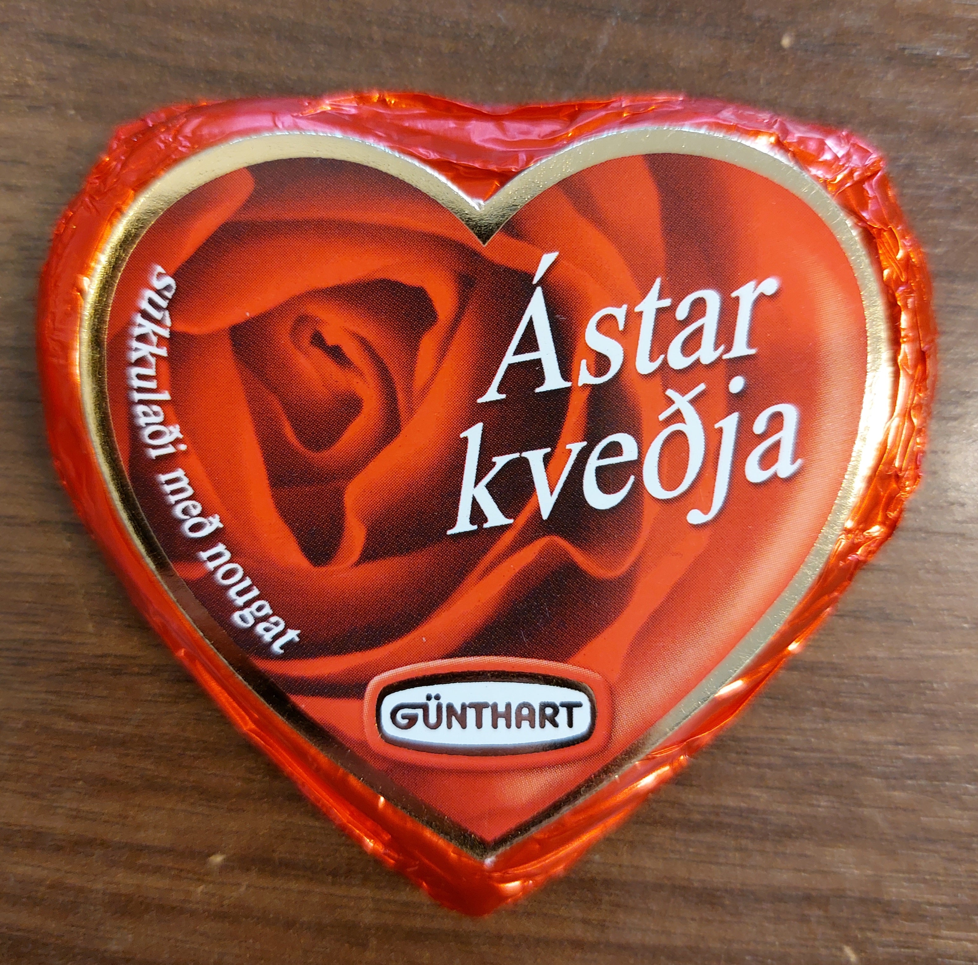 Hjarta súkkulaði mini - Reykjavíkurblóm