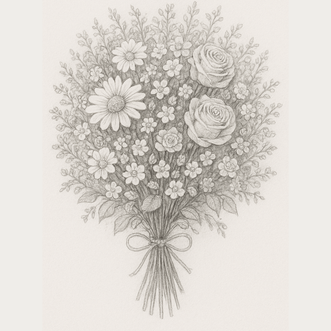 Blandaður vöndur - Reykjavíkurblóm