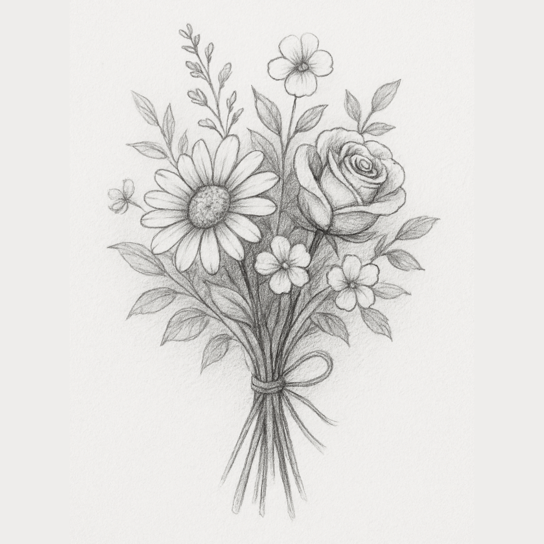 Blandaður vöndur - Reykjavíkurblóm