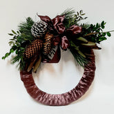 Jólakransar m. borða - Reykjavíkurblóm