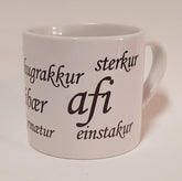 Gjafa bolli lágur - Reykjavíkurblóm