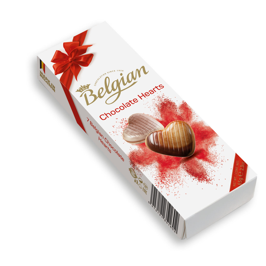 Belgian súkkulaði hjörtu (65gr) - Reykjavíkurblóm