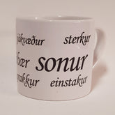 Gjafa bolli lágur - Reykjavíkurblóm
